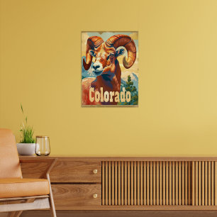 Colorado Bighorn sheep Poster