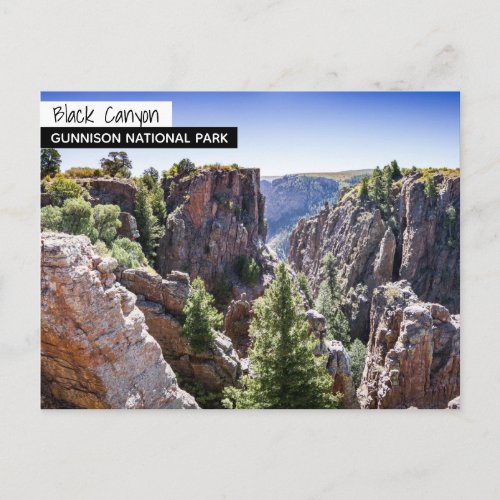 Colorado Black Canyon Postcard
