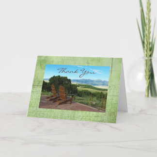 Colorado Breeze Thank You note Card