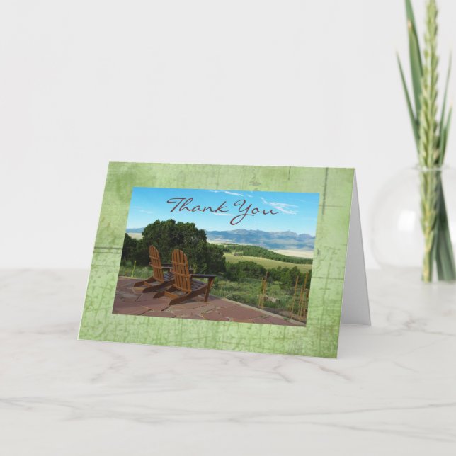 Colorado Breeze Thank You note Card (Front)
