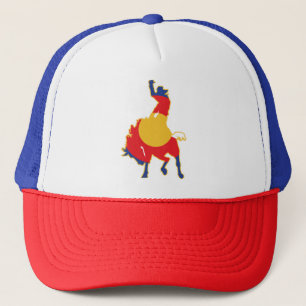Colorado Buckig Bronco Cowboy Trucker Hat