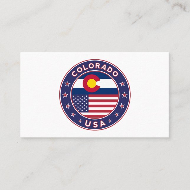 Colorado Business Card (Front)
