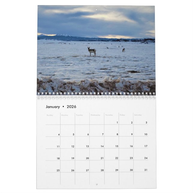 Colorado Calendar (Jan 2026)