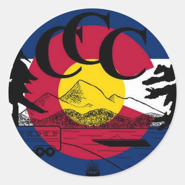 Colorado Camping Crew Sticker (Front)