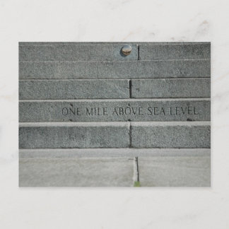 Colorado capital steps postcard