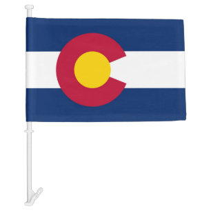 Colorado Car Flag