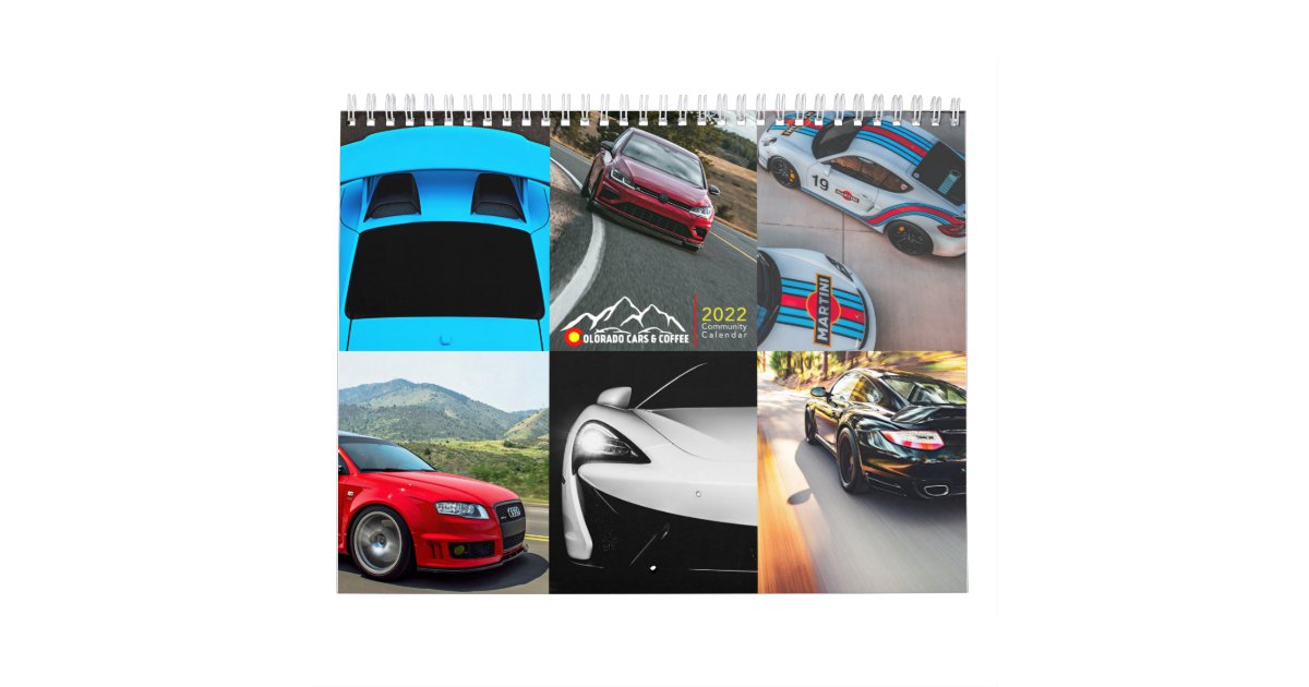 Colorado Cars and Coffee 2022 Calendar | Zazzle Colorado Cars and Coffee 2022 Calendar | Zazzle