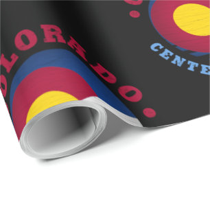 COLORADO CENTENNIAL STATE FLAG WRAPPING PAPER