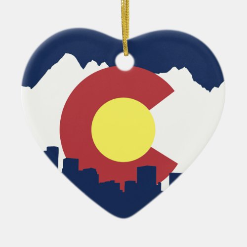 Colorado Ceramic Ornament