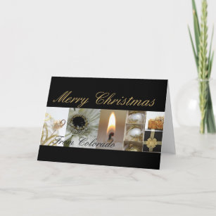 Colorado  Christmas Card, state specific Holiday Card