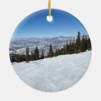 Colorado Christmas Ceramic Ornament