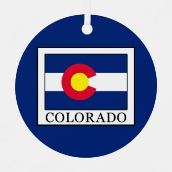 Colorado Christmas Ornament by KellyMagovern at Zazzle