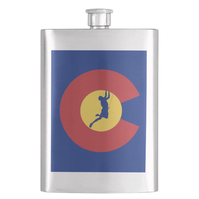 Colorado Climbing Flask (Front)