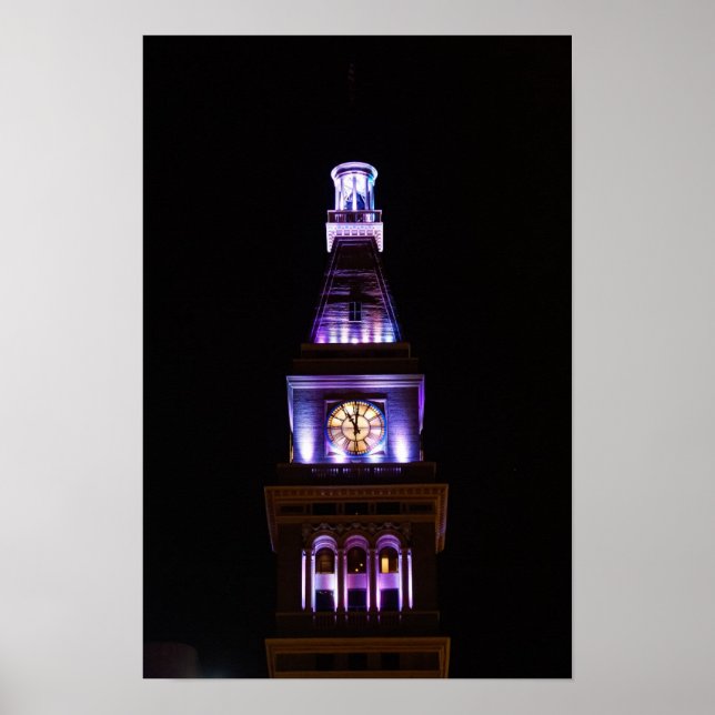 Colorado Clock Tower Poster (Front)