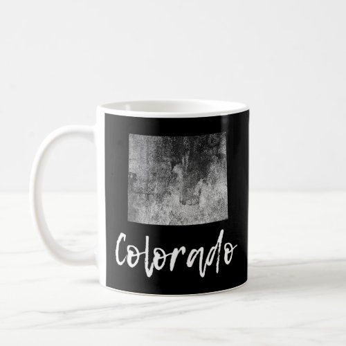 Colorado Co Map Grunge Vintage Graphic Home State  Coffee Mug