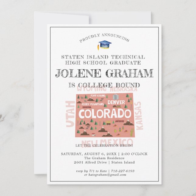 Colorado | College Bound Graduation Party (Front)