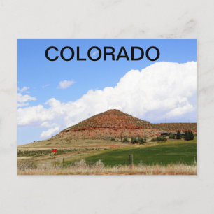 Colorado Cone shaped  Mountains  Postcard