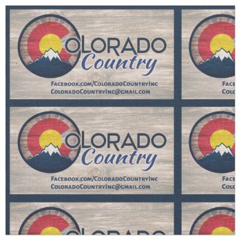 Colorado Country Fabric Info by ColoradoCreativity at Zazzle