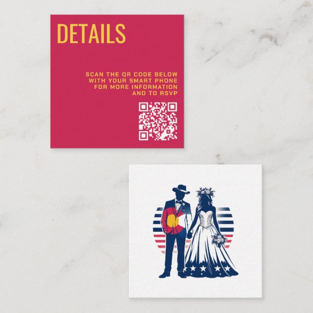 Colorado Couple Enclosure Card (Front/Back)