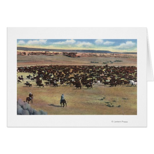 Colorado - Cowboys Rounding Cards (Front Horizontal)