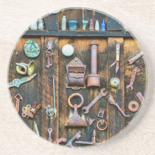 Colorado, Crested Butte. Antique collection Drink Coaster
