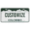 Colorado Custom License Plate