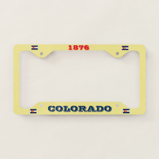 Colorado Custom License Plate Frame