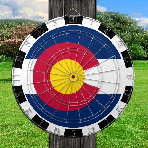 Colorado Dartboard USA  Colorado Flag game board