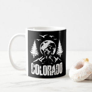 Colorado Day Bigfoot Vintage Hiking Coffee Mug