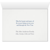 Colorado Deer in Snow Christmas Card (Inside Horizontal (Bottom))