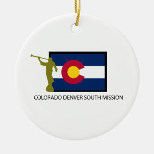 COLORADO DENVER SOUTH MISSION LDS CTR CERAMIC ORNAMENT