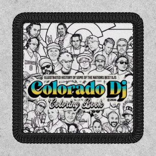 Colorado Dj Coloring Book velcro patch