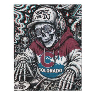 Colorado Dj Faux Canvas Print