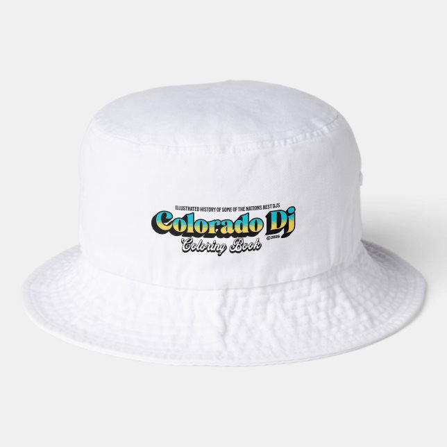 Colorado Djs Coloring Book bucket hat (Front)