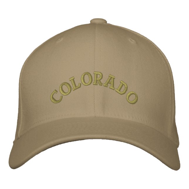 Colorado Embroidered Baseball Cap (Front)