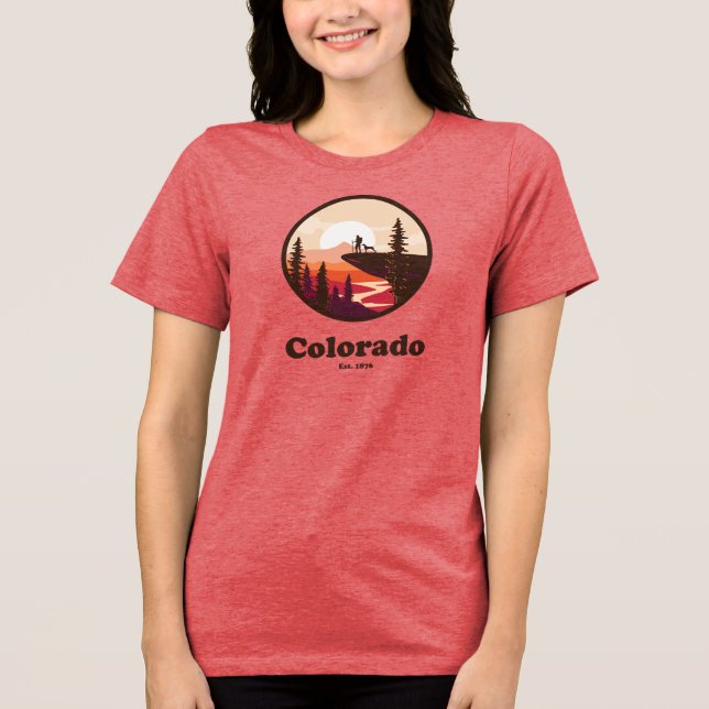 Colorado Est. 1876 Tri-Blend Shirt (Front)