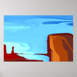 Colorado Falls Poster