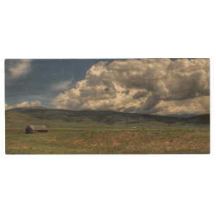 Colorado Farm Wood Flash Drive