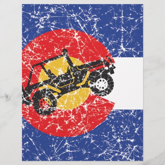 Colorado Flag 4 Wheeler (Front)
