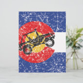Colorado Flag 4 Wheeler (Standing Front)