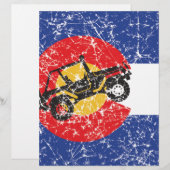 Colorado Flag 4 Wheeler (Front/Back)