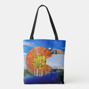 Colorado Flag All Over Print Canvas Bag