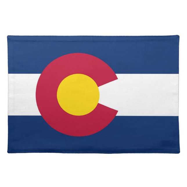 Colorado Flag American MoJo Placemat (Front)