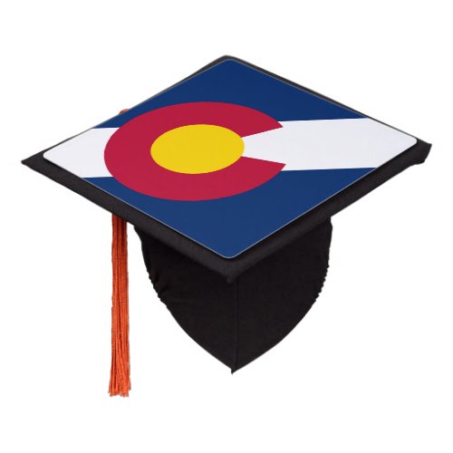 Colorado  flag American state flag Graduation Cap Topper