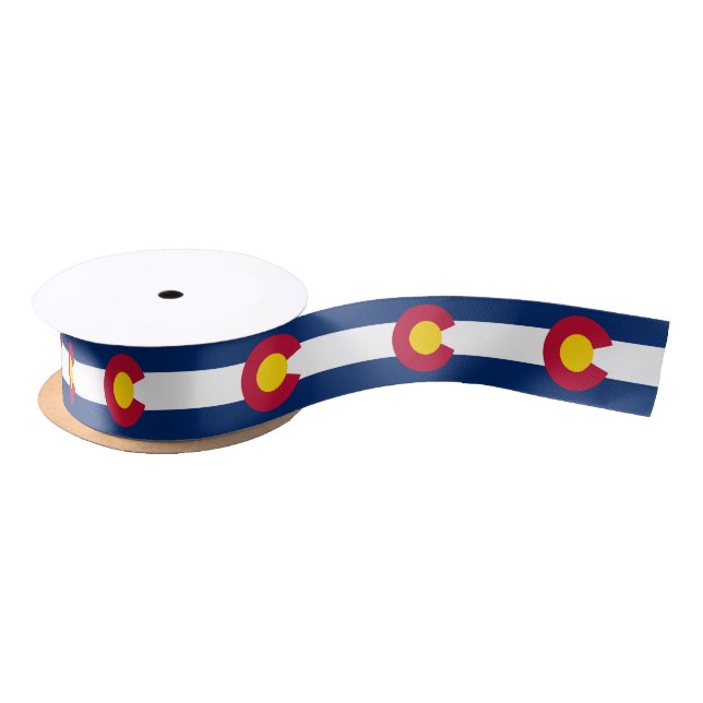 Colorado flag, American state flag ribbon (Spool)