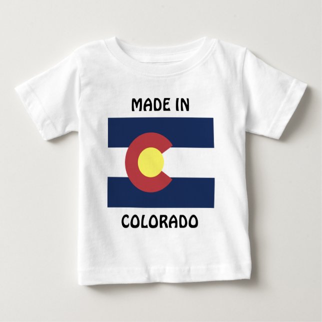Colorado Flag Baby T-Shirt (Front)