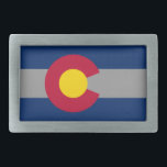 Colorado Flag Belt Buckle<br><div class="desc">Colorado Flag Belt Buckle</div>