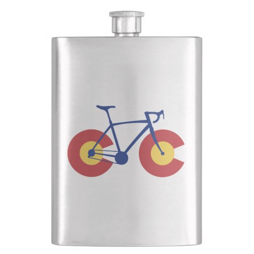 Colorado Flag Bicycle Flask