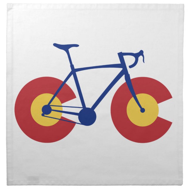 Colorado Flag Bicycle Napkin (Front)