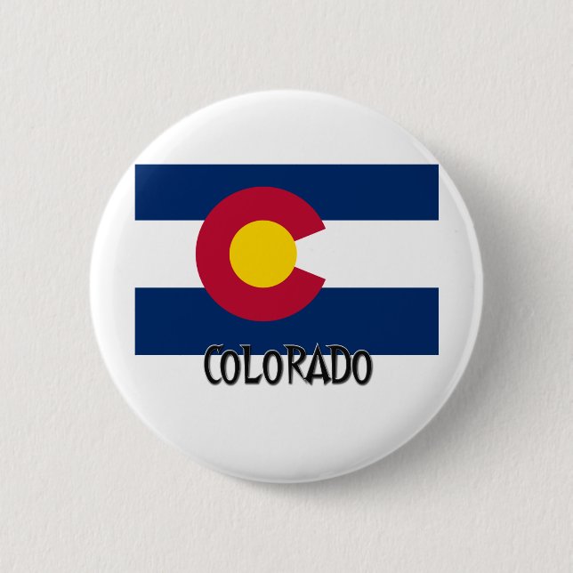 Colorado Flag Button (Front)